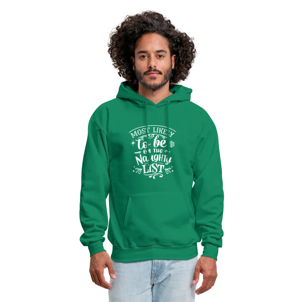 Most Likely to be on the Naughty List Men's Hoodie (CK-0001)