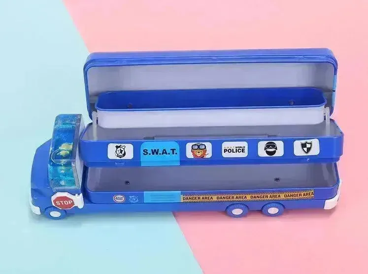 Moving Bus Pencil Box For Kids