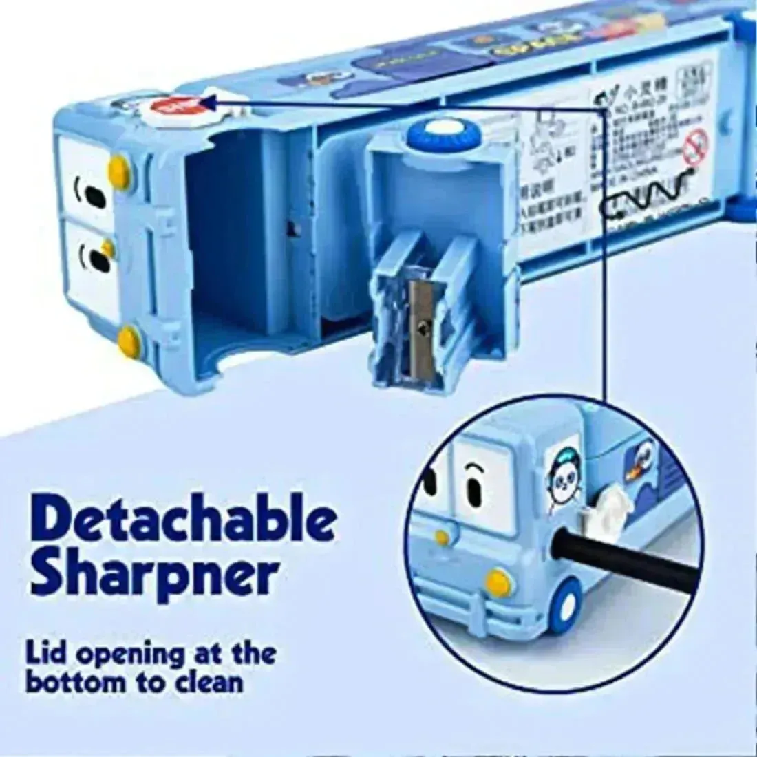 Moving Bus Pencil Box For Kids