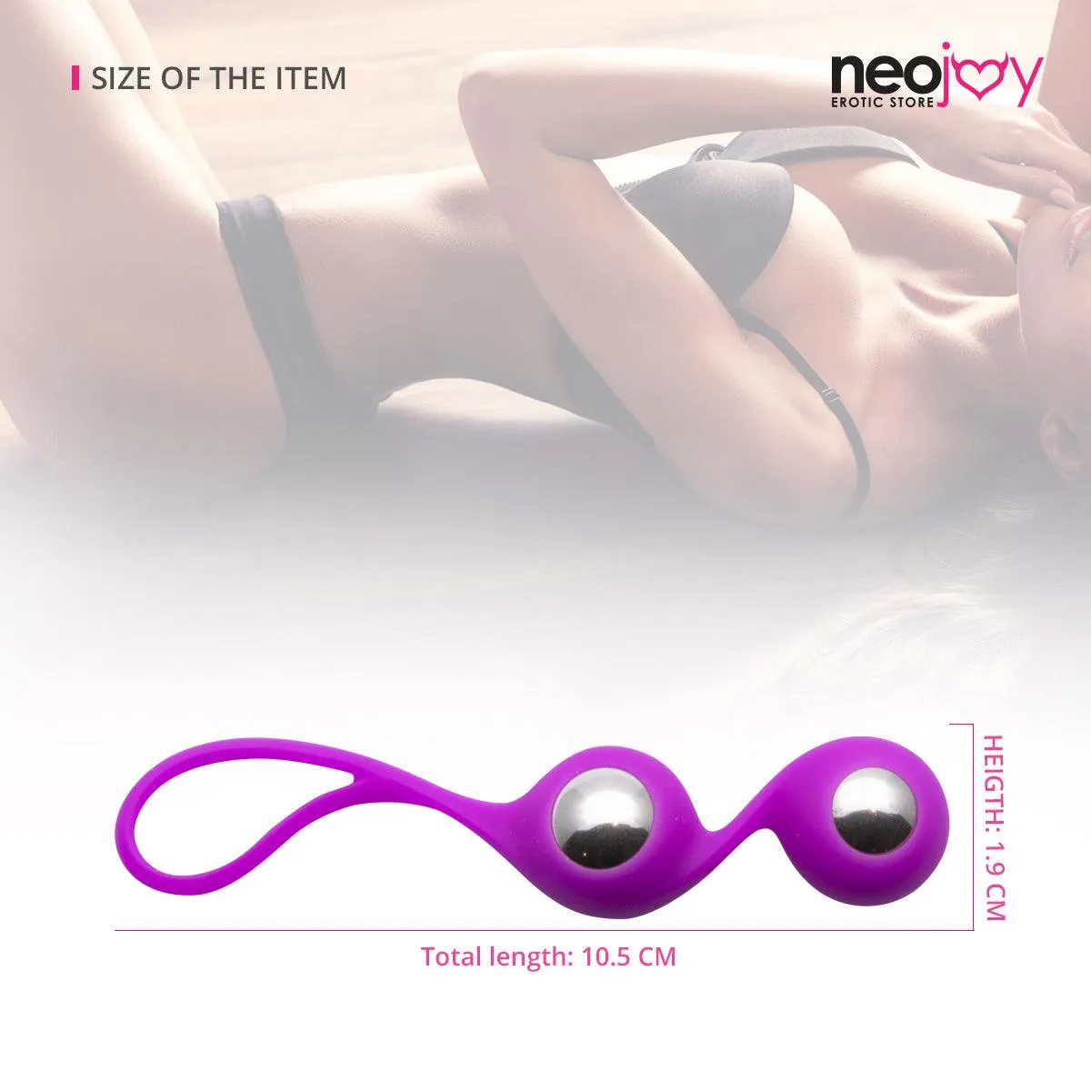 Neojoy Melody Kegel ball-Ben Wa Balls-Silver