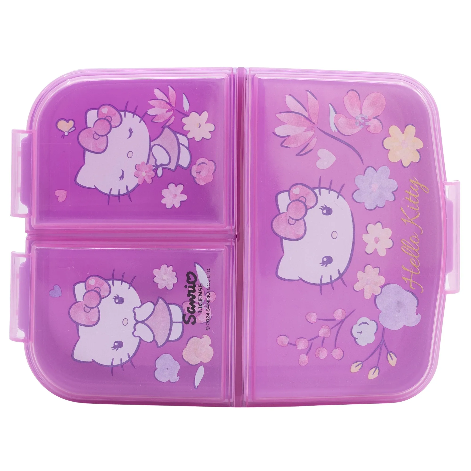 Nestisbox  með þremur hólfum -  Hello Kitty