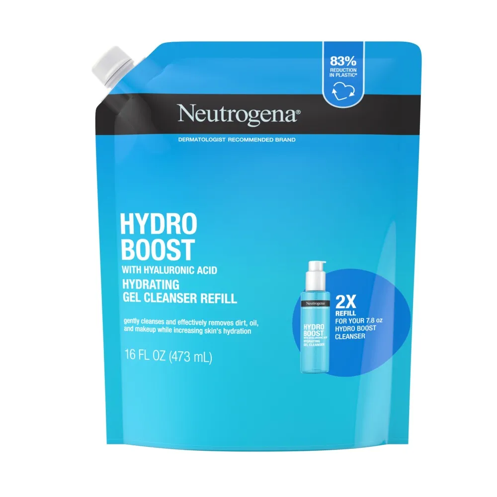 Neutrogena Hydro Boost Cleansing Gel, Refill Pouch