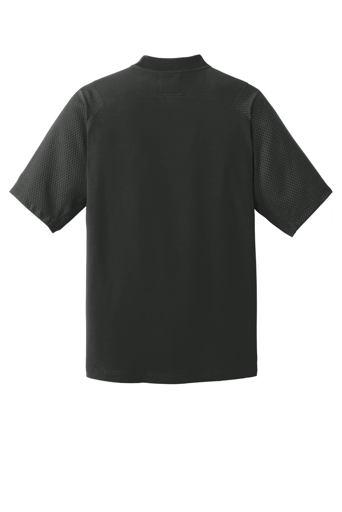 New Era  Cage Short Sleeve 1/4-Zip Jacket. NEA600 Black