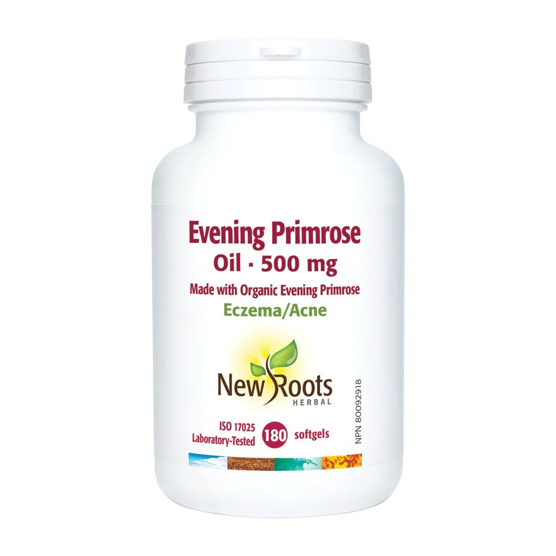 New Roots Evening Primrose Oil 500 mg (180 Softgels)