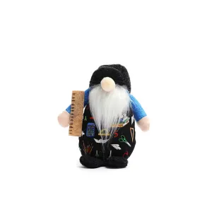 New school dwarf Rudolph faceless doll round hat dwarf doll college kindergarten decorations