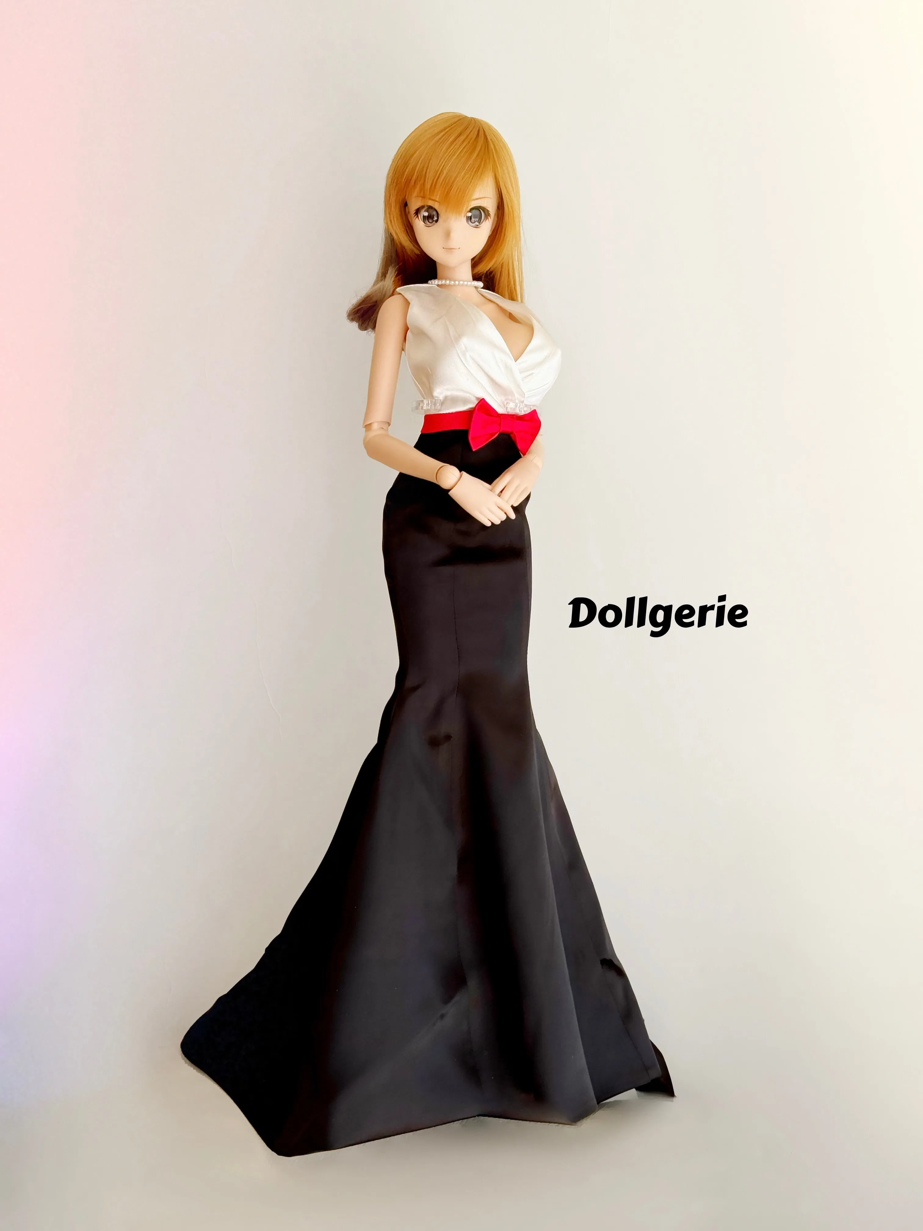 New Year Black&White Evening Gown for SmD XL