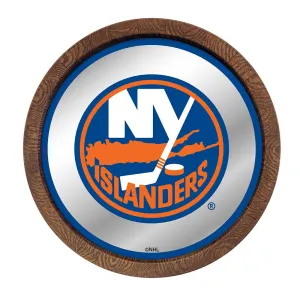 New York Islanders: Mirrored Barrel Top Wall Sign