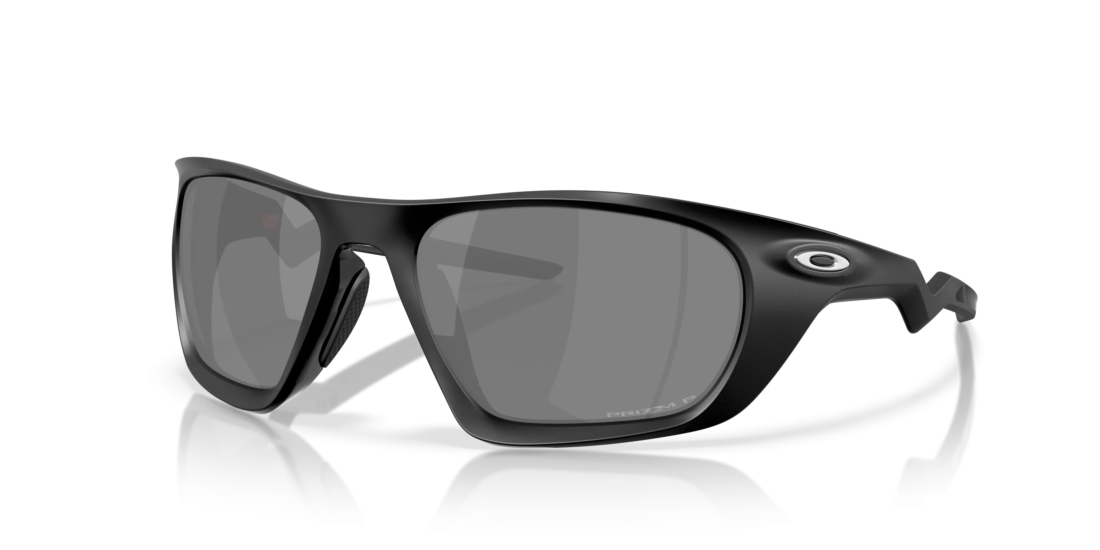 Oakley Lateralis Sunglasses - Matte Black w/ prizm Black Polarized
