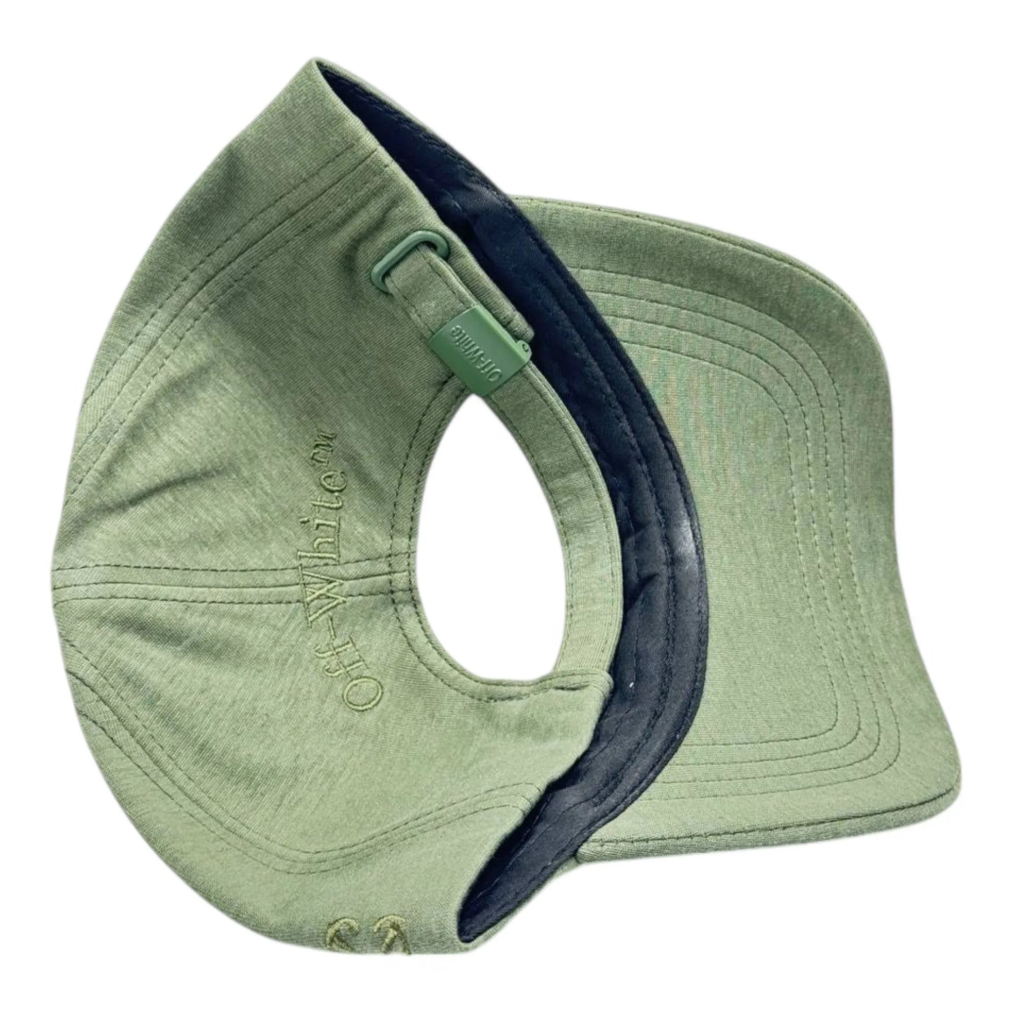 Off-White™ Tonal Logo Cap – Minimalist Grey with Patch Detail