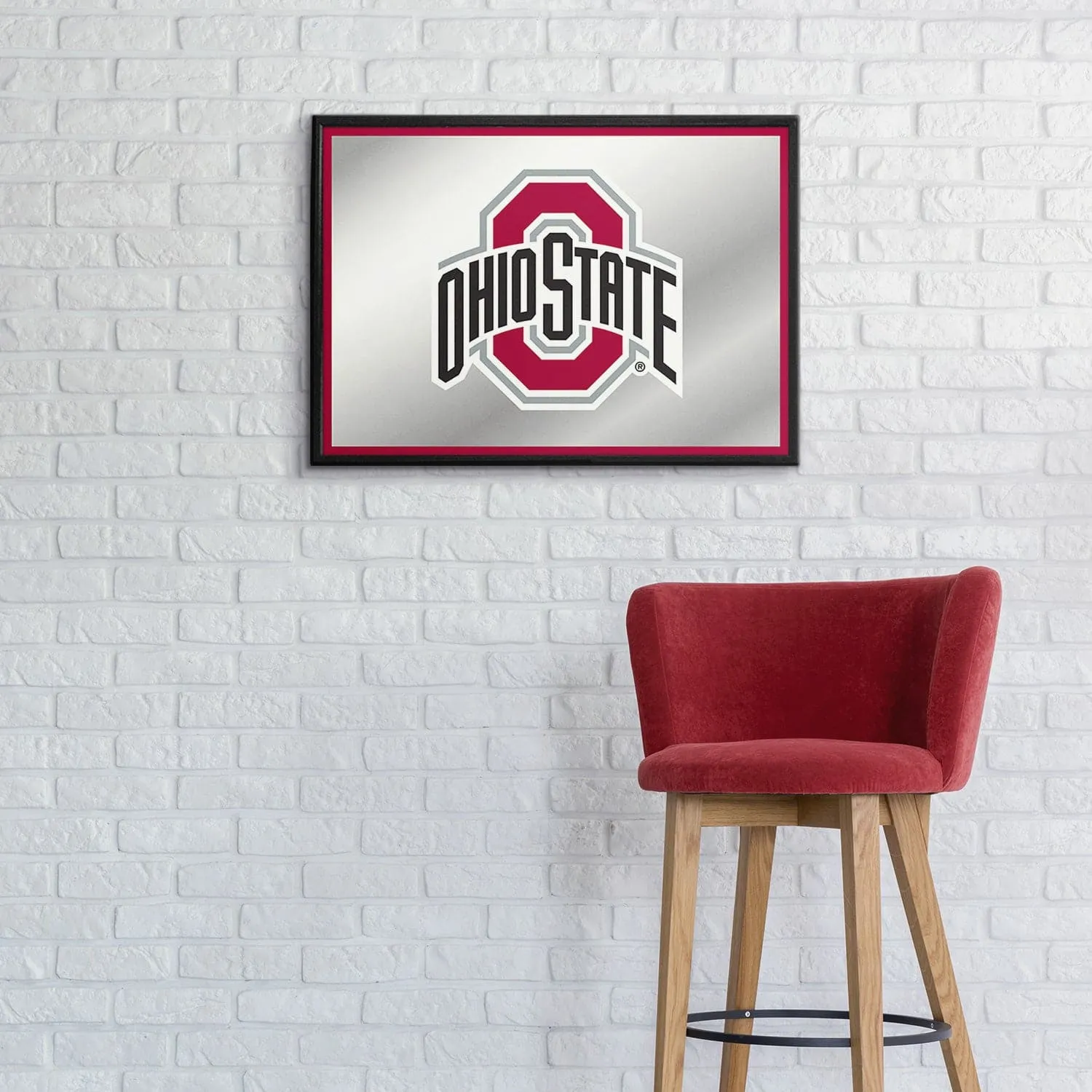 Ohio State Buckeyes: Framed Mirrored Wall Sign
