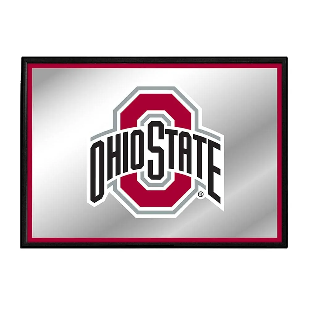 Ohio State Buckeyes: Framed Mirrored Wall Sign