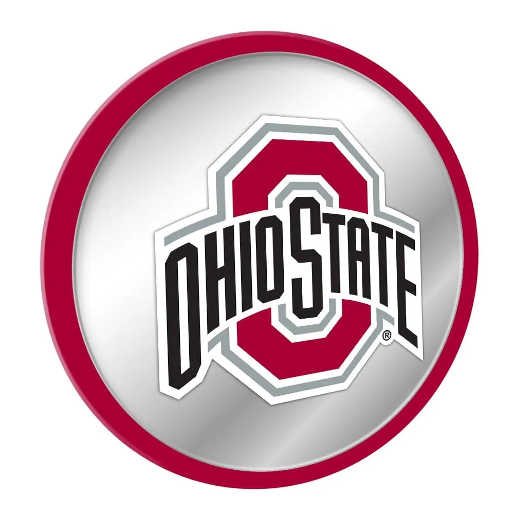 Ohio State Buckeyes: Modern Disc Mirrored Wall Sign