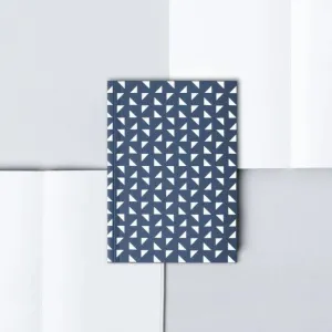 OLA Pocket Flat Lay Notebook Massi Print in Navy - Plain