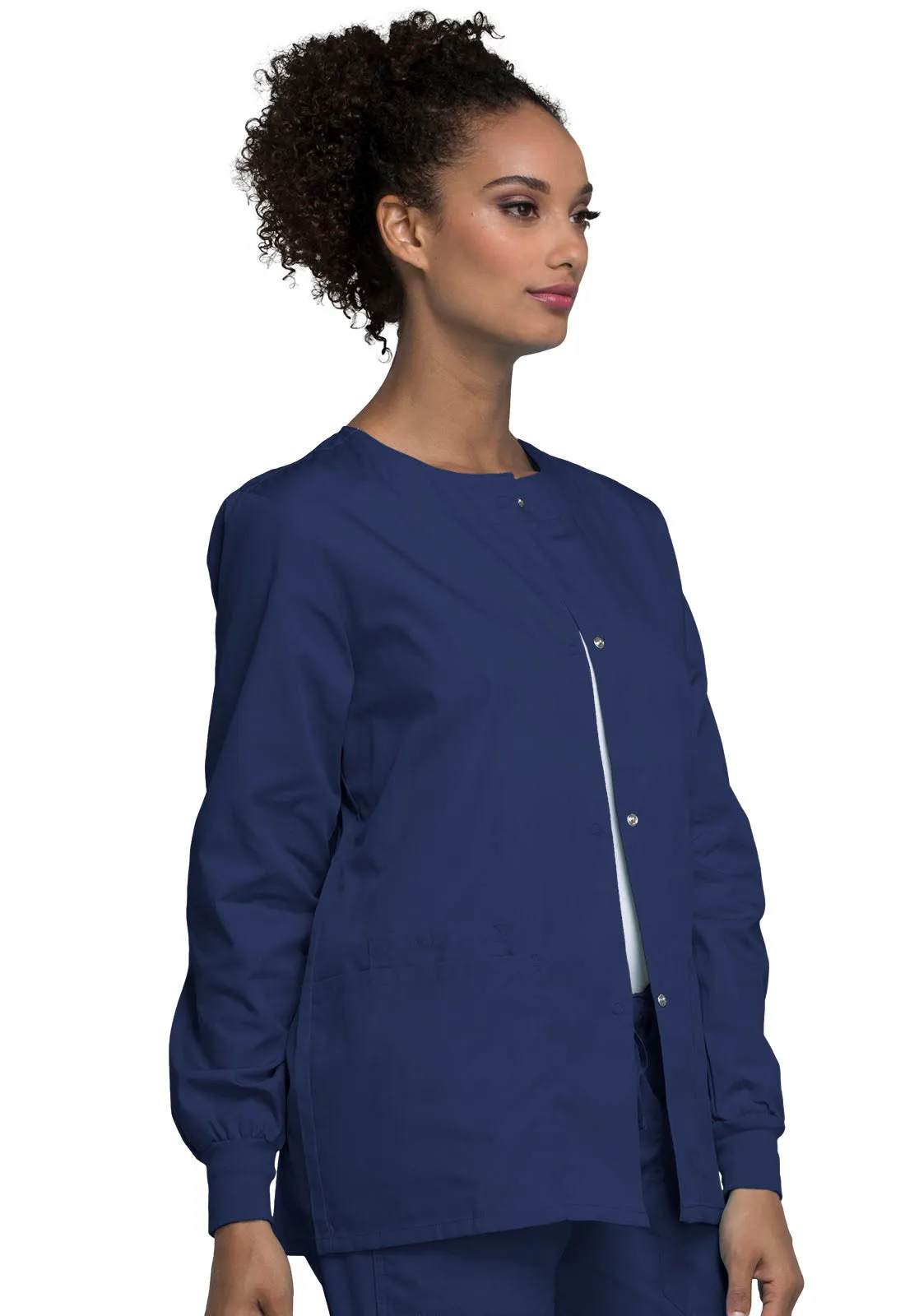 Originals 4350 Snap Front Warm-Up Jacket Navy