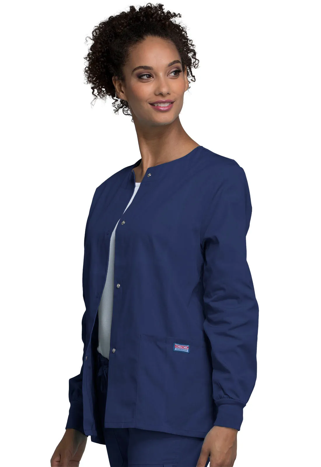 Originals 4350 Snap Front Warm-Up Jacket Navy