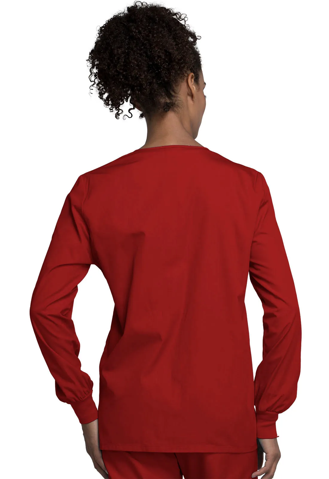 Originals 4350 Snap Front Warm-Up Jacket Red