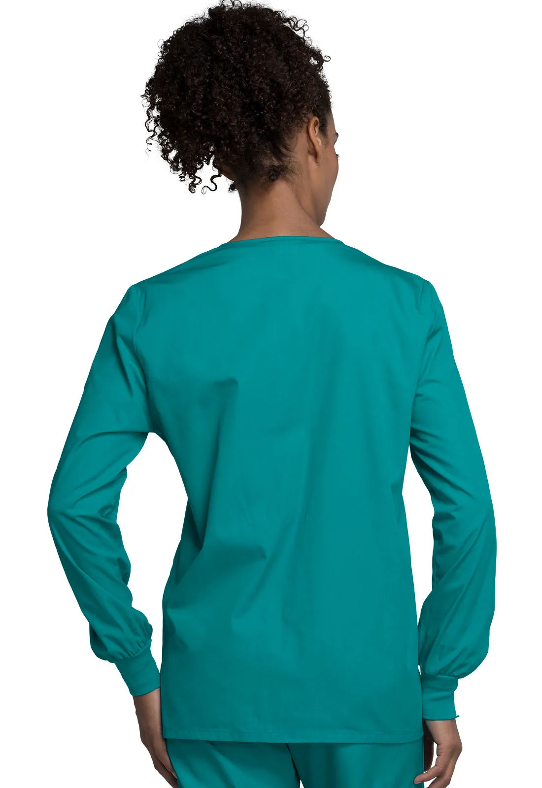 Originals 4350 Snap Front Warm-Up Jacket Teal Blue