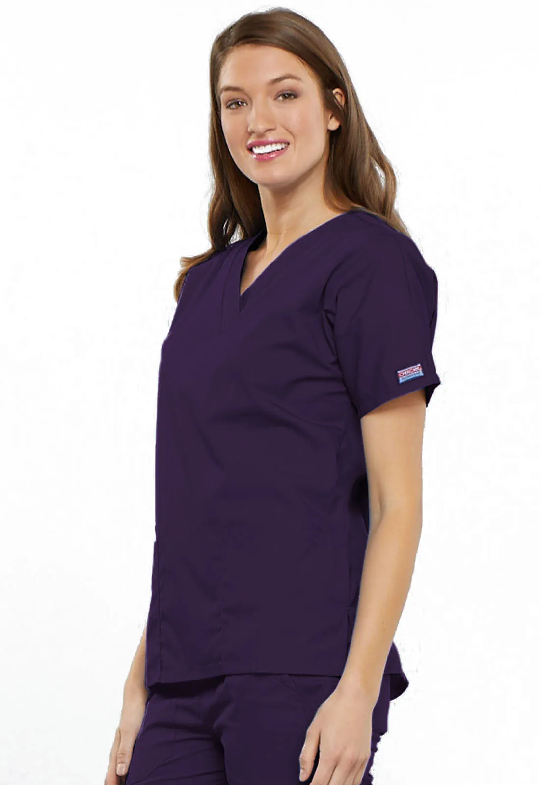 Originals 4700 V-Neck Top Eggplant