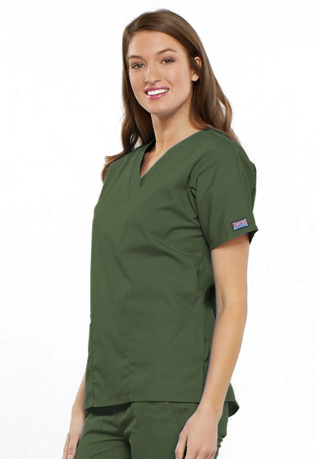 Originals 4700 V-Neck Top Olive