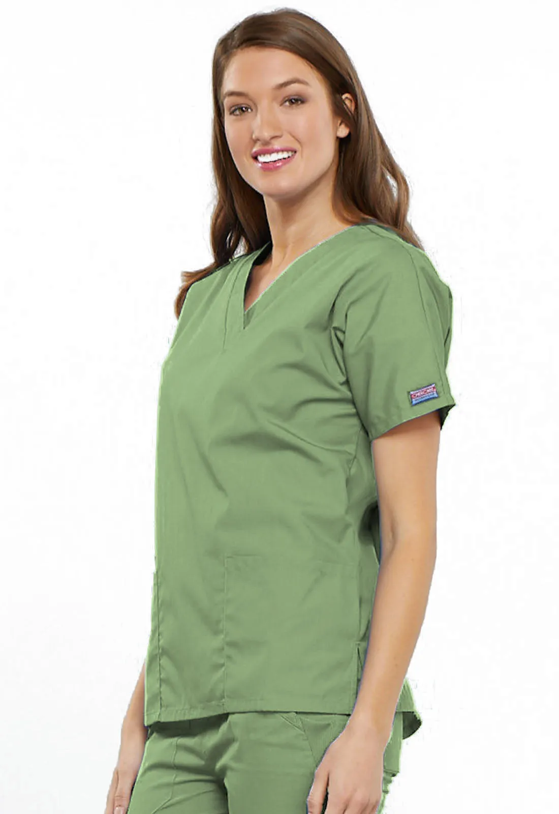 Originals 4700 V-Neck Top Sage Green