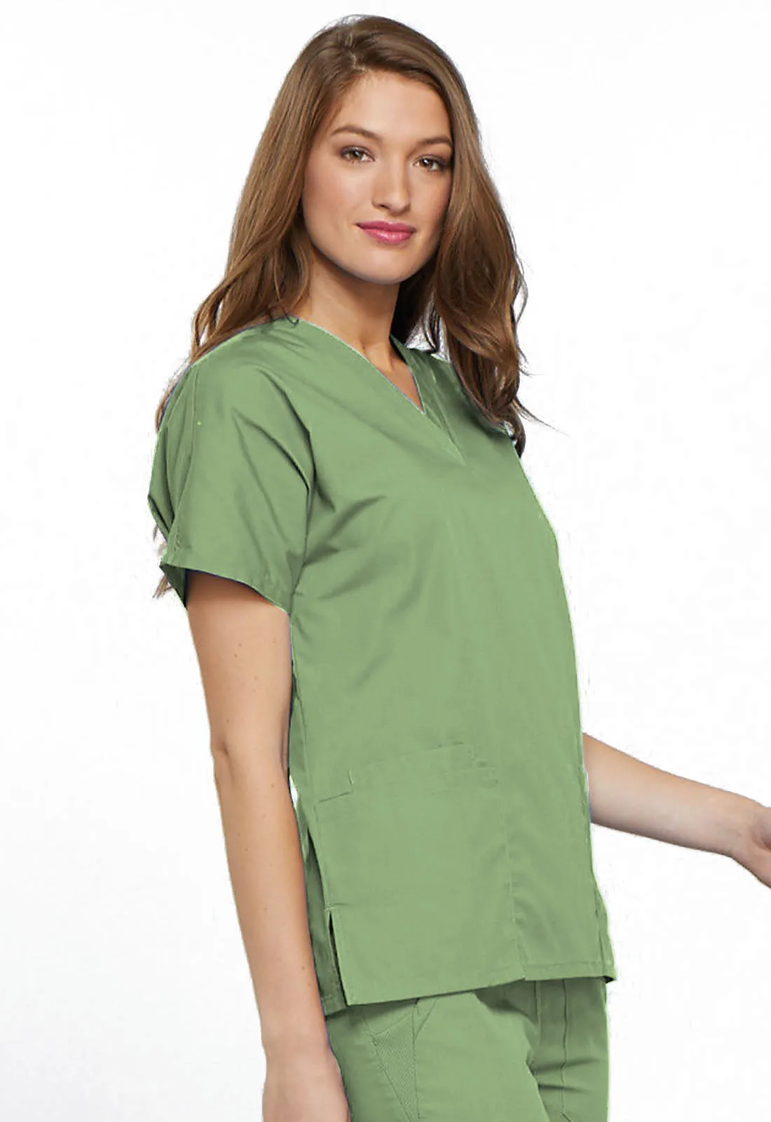 Originals 4700 V-Neck Top Sage Green