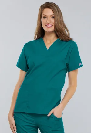 Originals 4700 V-Neck Top Teal Blue