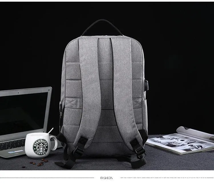 Package Fine KnapSack Canvas Portable Bag- Ash