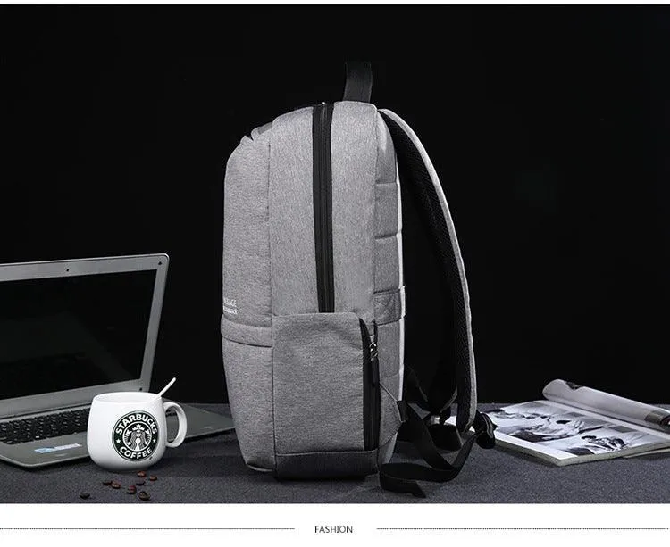 Package Fine KnapSack Canvas Portable Bag- Ash