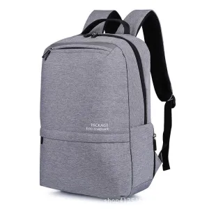 Package Fine KnapSack Canvas Portable Bag- Ash