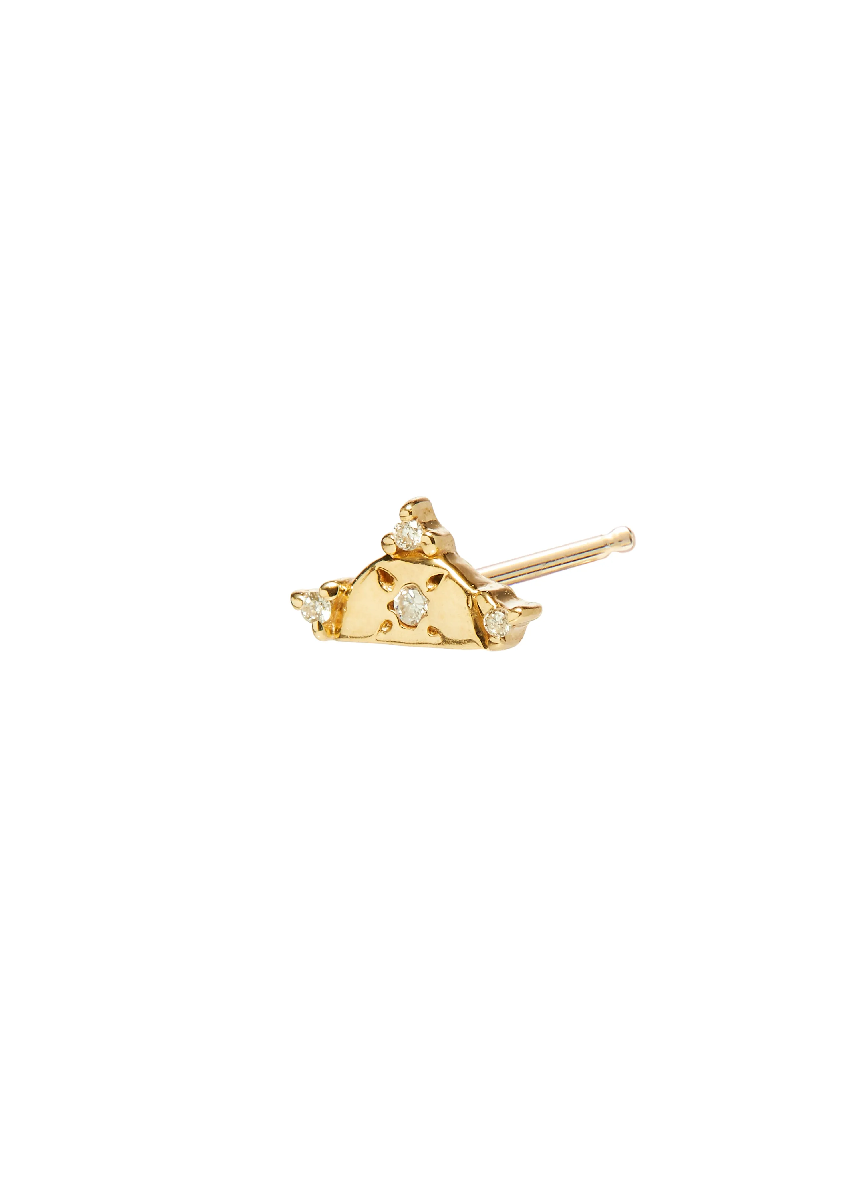 Party Hat Stud with Diamonds