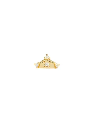 Party Hat Stud with Diamonds