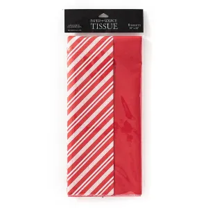 Peppermint and Red Tissue Dual Pack s/8