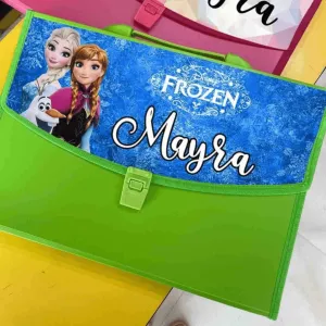 Personalised Frozen Piano Folder