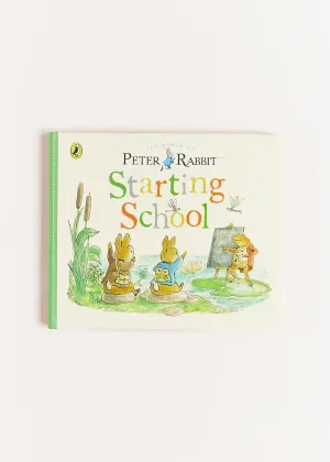 Peter Rabbit Starting School Book in Green