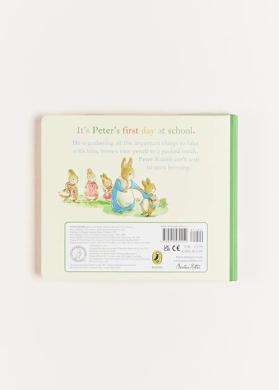 Peter Rabbit Starting School Book in Green