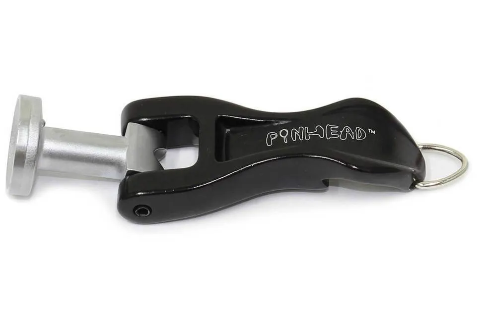 Pinhead Bubble Shackle Lock With Q/R Wheel Lock - RRP: £93.99