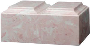Pink Companion Tuscany Cultured Marble Cremation Urn