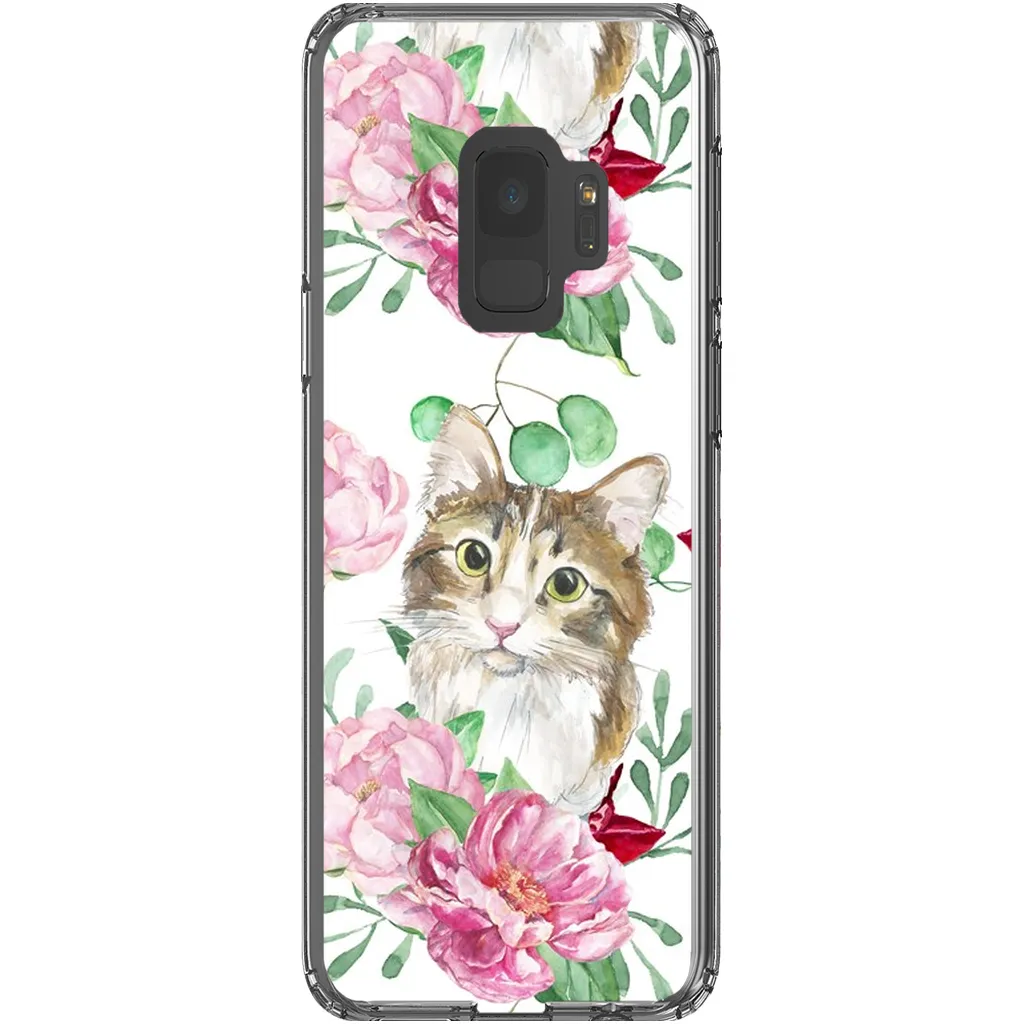 Pink Flower Power Cat Phone Case