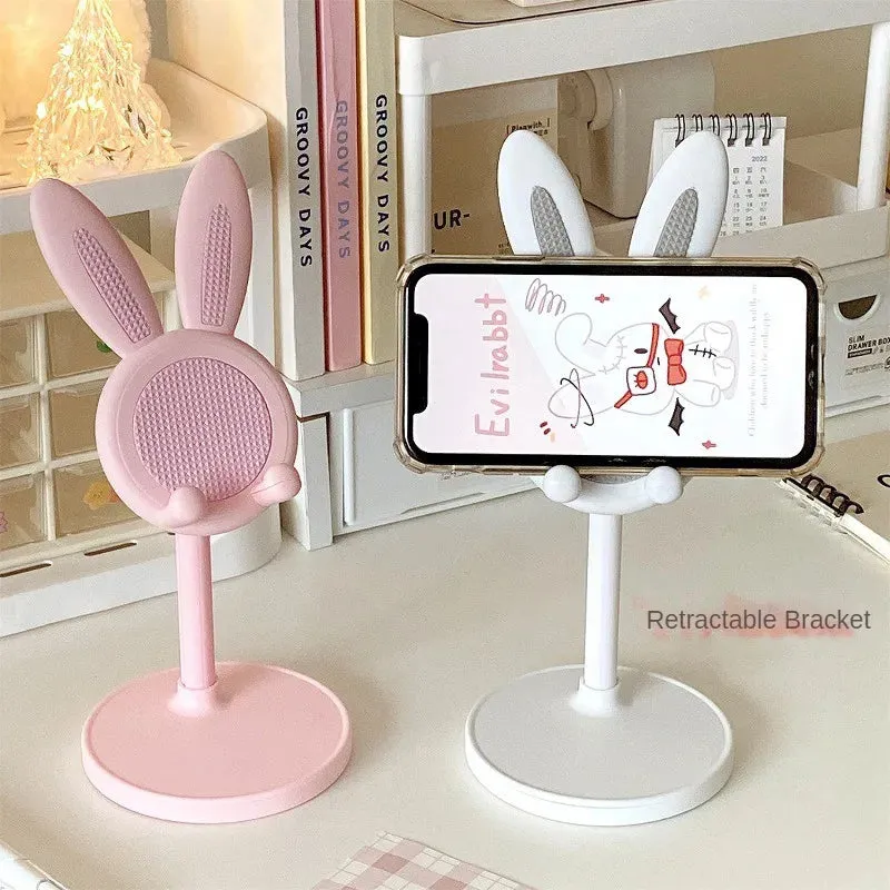 Pink Rabbit Phone Holder Stand for iPhone and Samsung