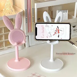 Pink Rabbit Phone Holder Stand for iPhone and Samsung