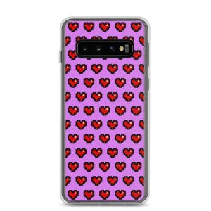 Pixel Hearts Phone Case (Samsung Galaxy S10/S10 /S10e/S20/S20 Plus/S20 Ultra)
