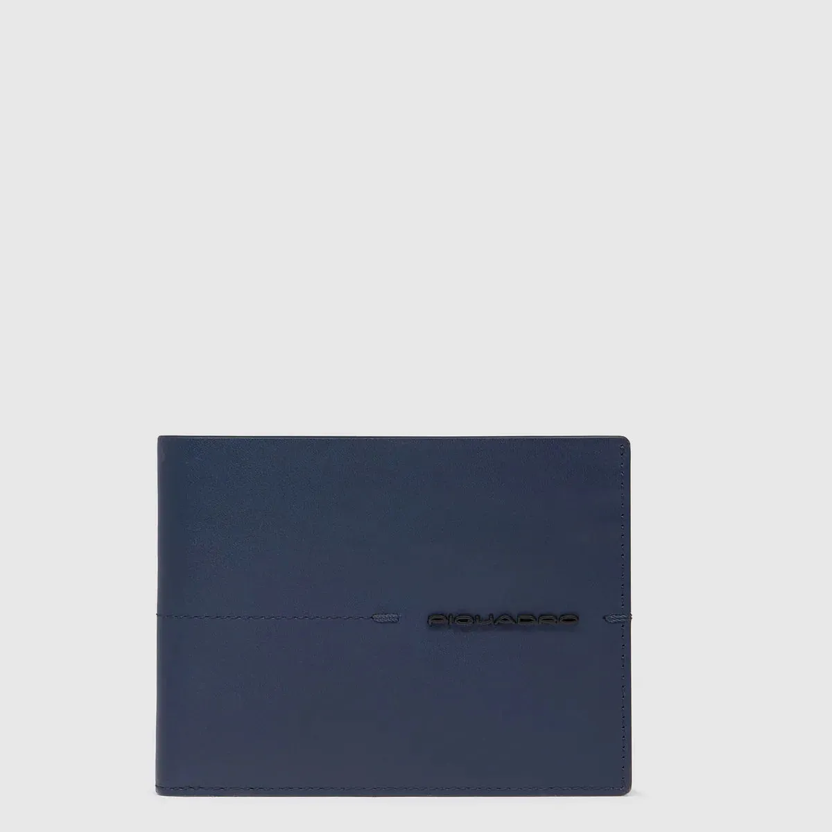 Portafoglio da Uomo Piquadro con Porta Monete Blu