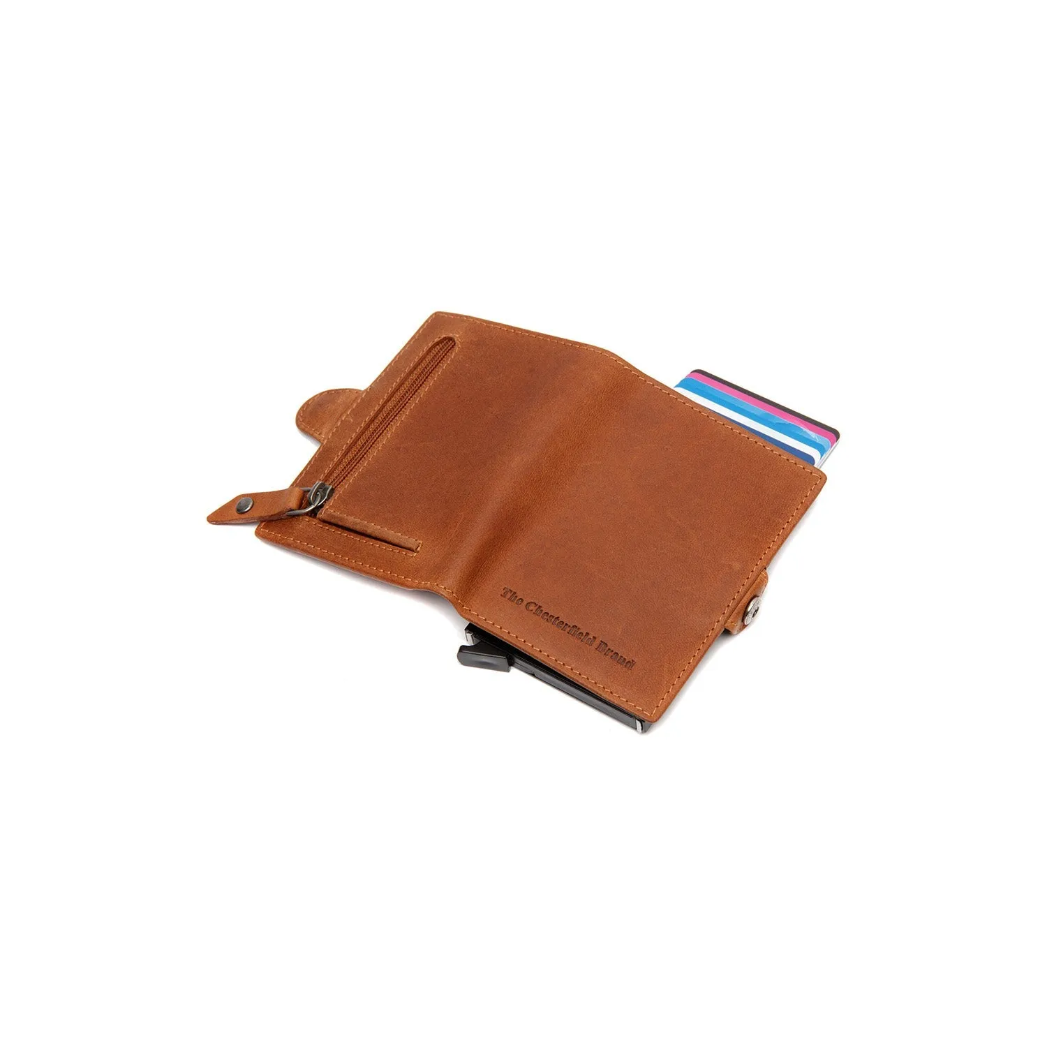Porte-cartes en cuir - The Chesterfield Brand Lagos cognac