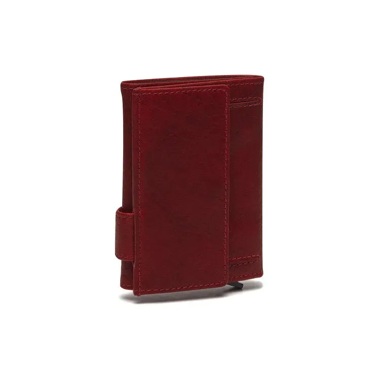Porte-cartes en cuir - The Chesterfield Brand Mannheim rouge bordeaux