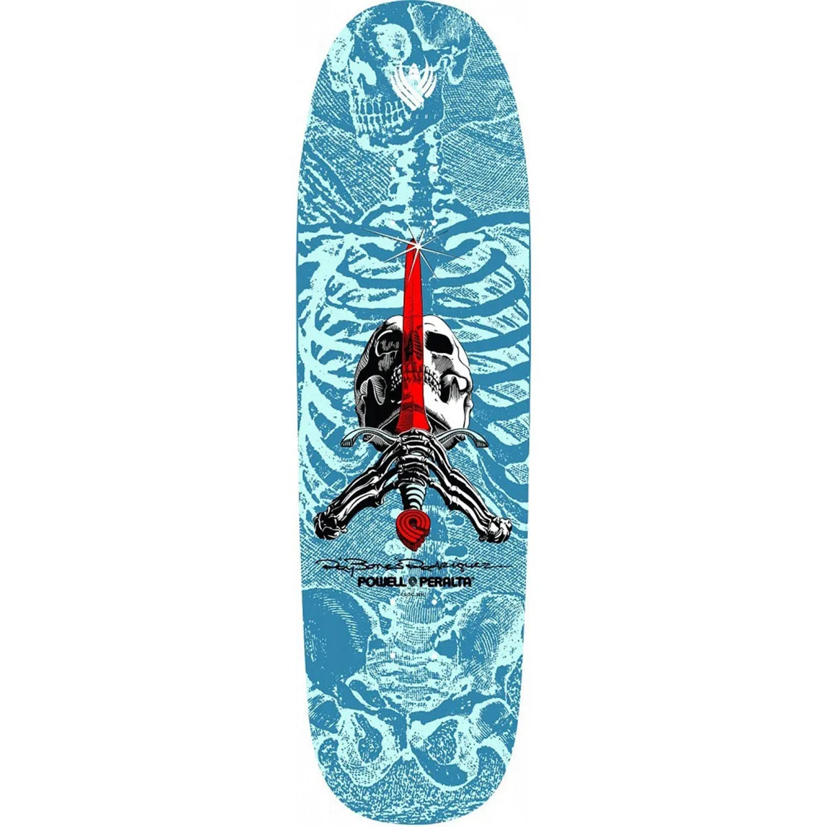 Powell Peralta - Ray Rodriguez Skull & Sword Flight 9.265 Skateboard Deck