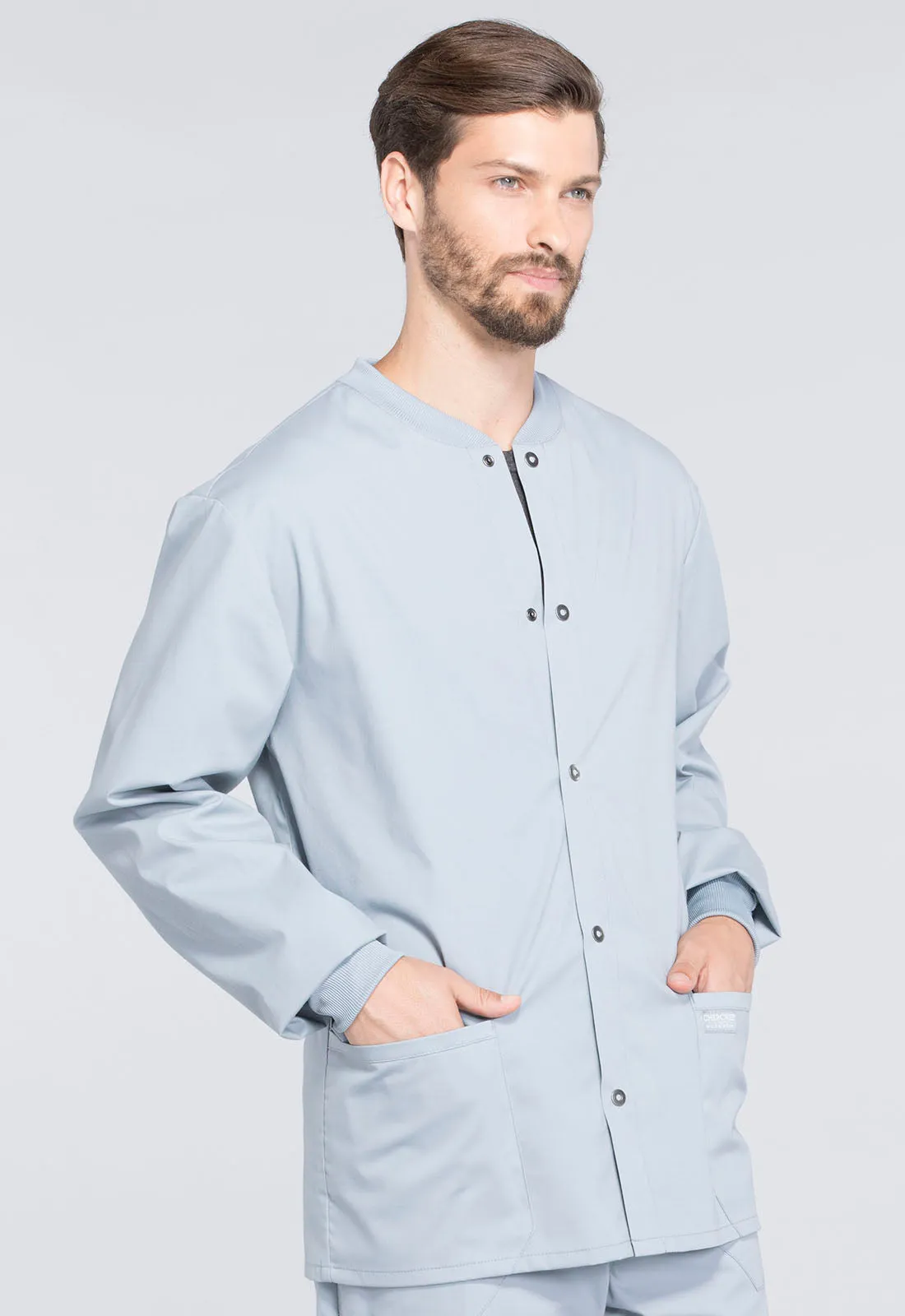 Professionals WW360 Men's Snap Front Jacket Grey