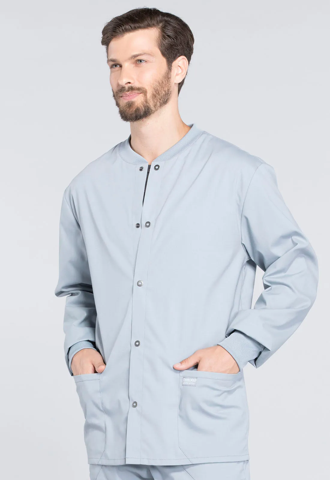 Professionals WW360 Men's Snap Front Jacket Grey