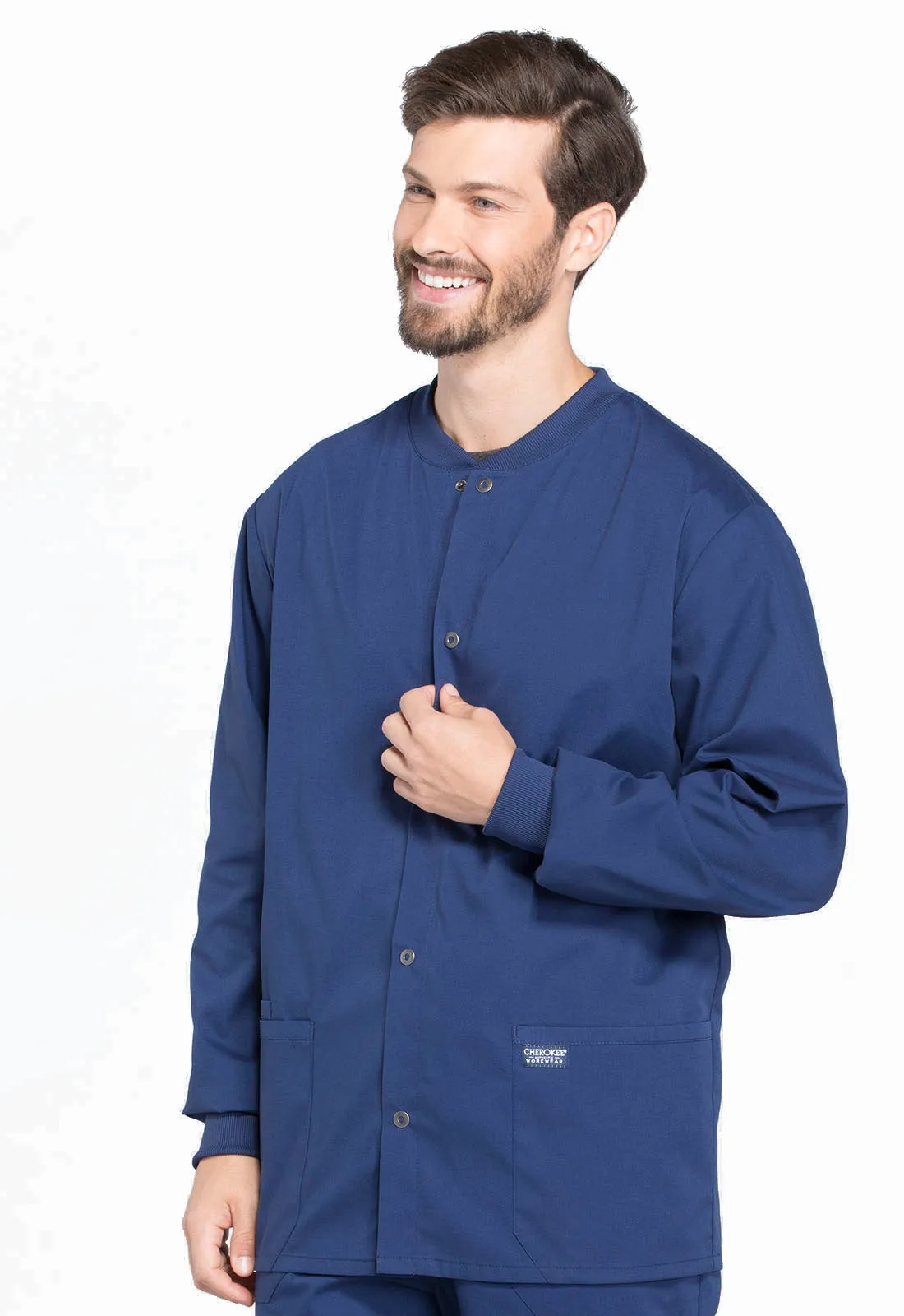 Professionals WW360 Men's Snap Front Jacket Navy