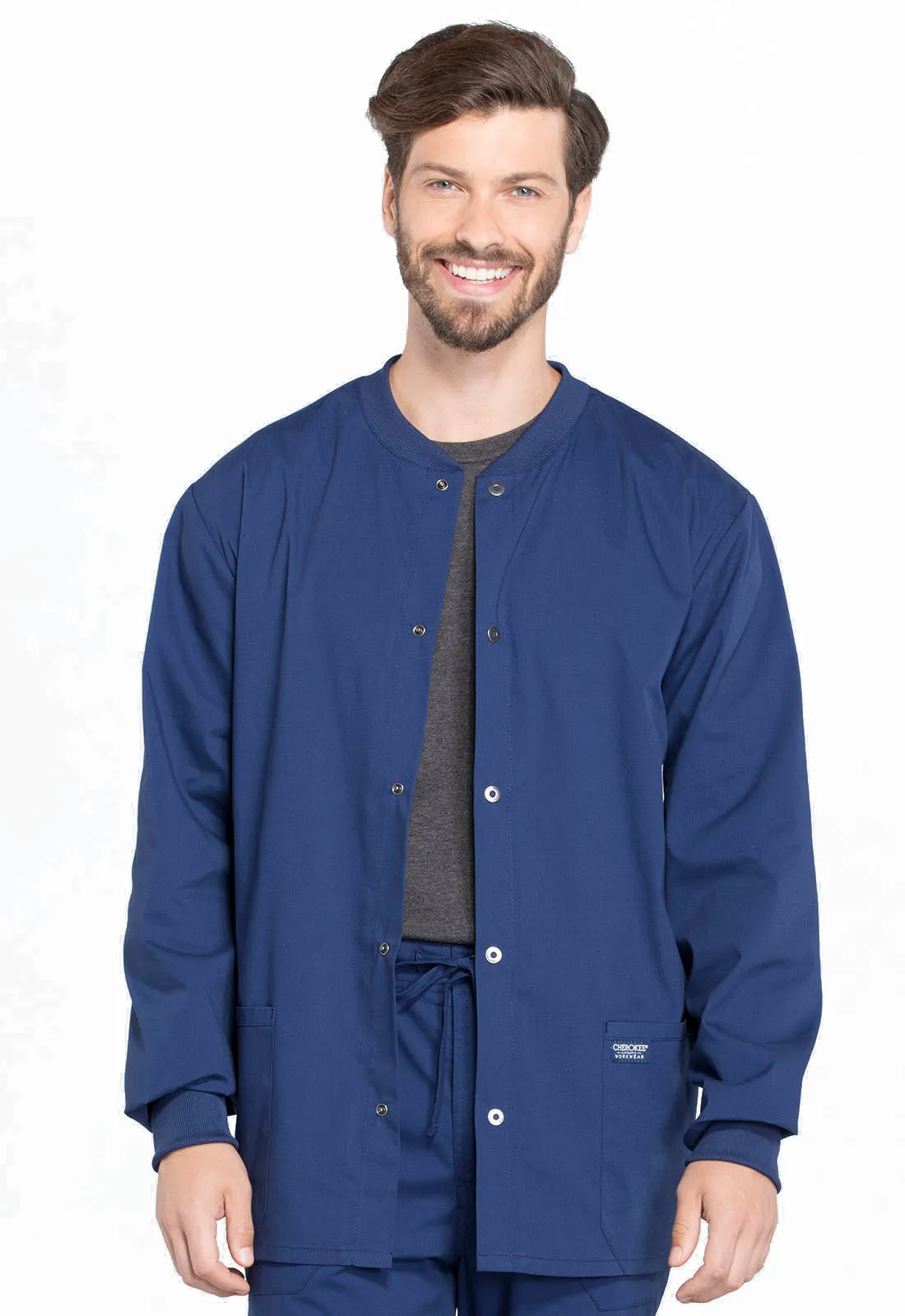 Professionals WW360 Men's Snap Front Jacket Navy