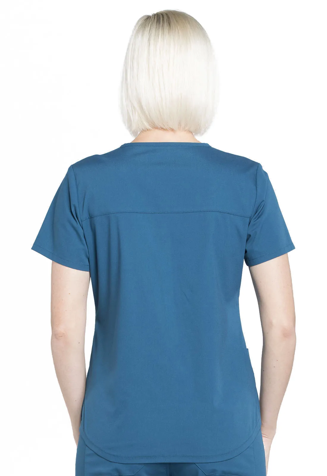 Professionals WW665 V-Neck Top Caribbean Blue